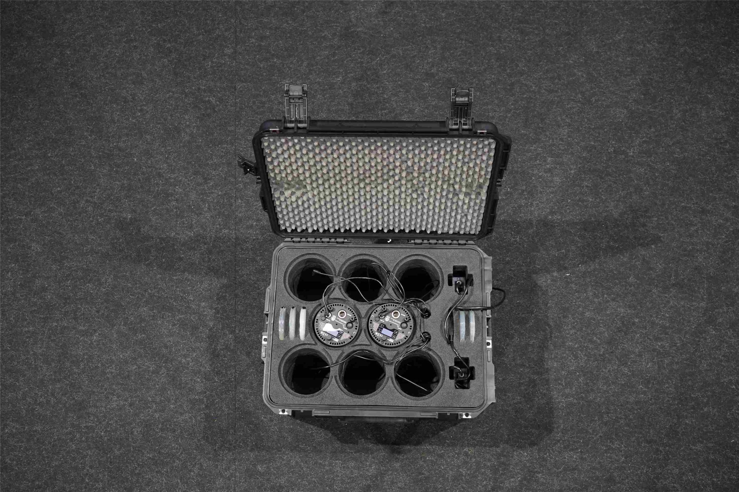 ROXX Case FLEX Universal 8 fixtures Black