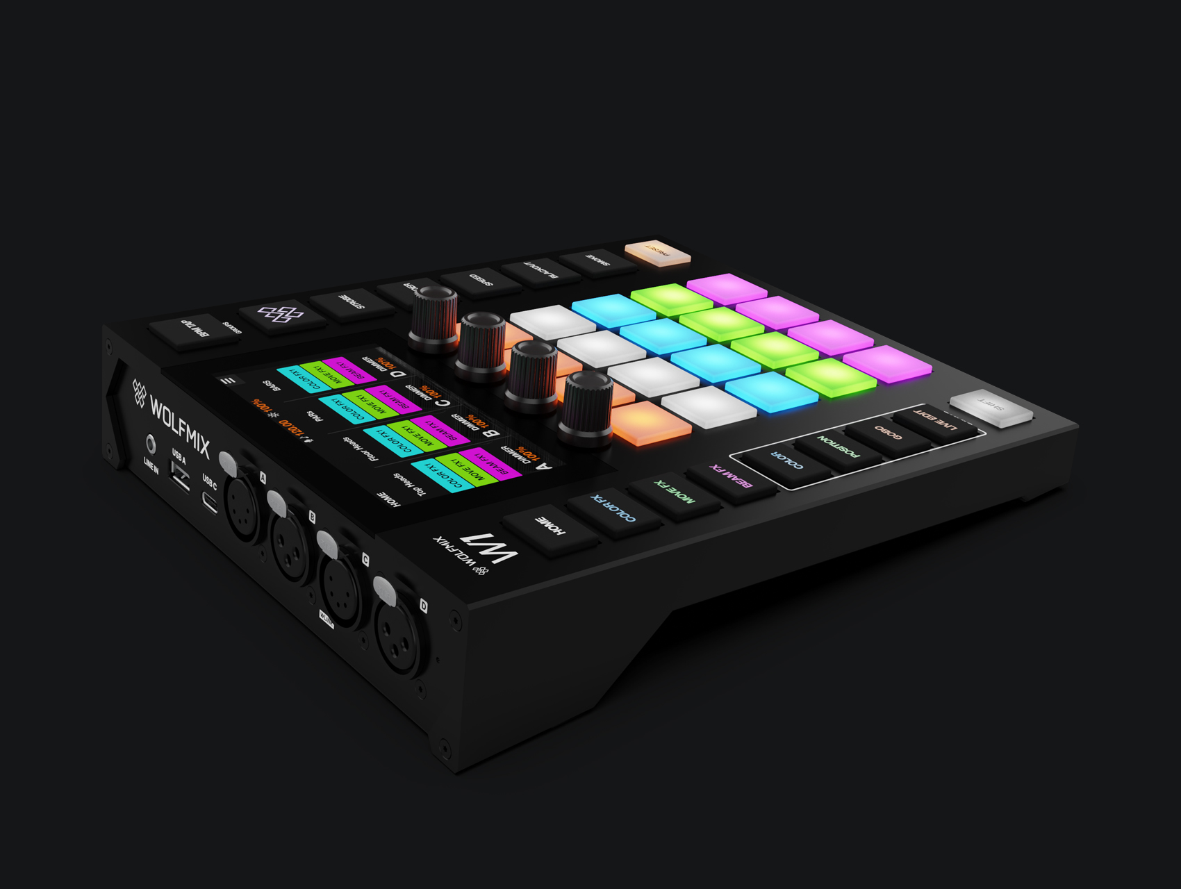 WOLFMIX W1 MK3, standalone DMX performance controller - Afbeelding 7