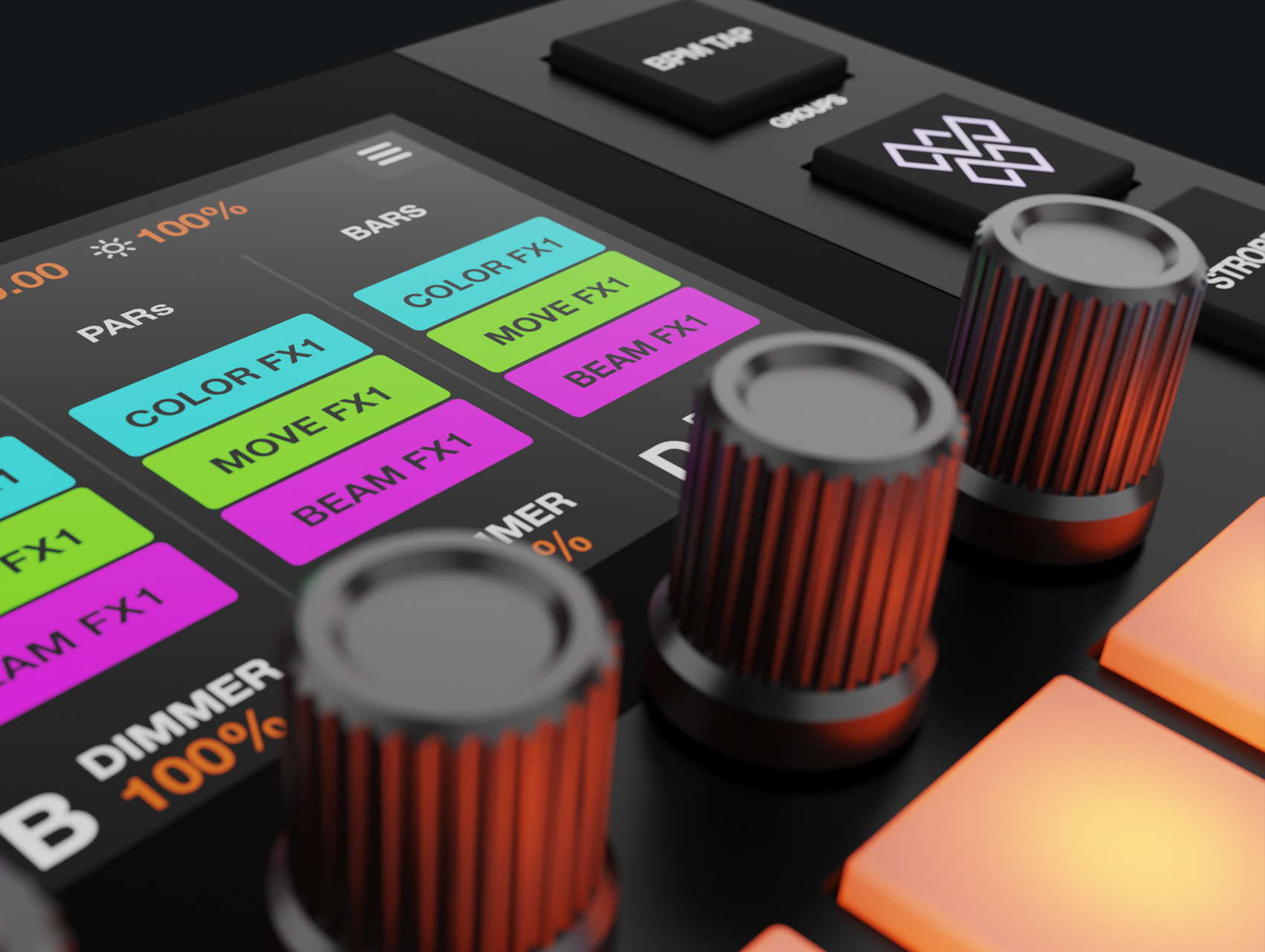 WOLFMIX W1 MK3, standalone DMX performance controller - Afbeelding 2